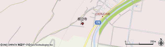 根立寺周辺の地図