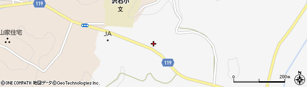 福島県田村郡三春町実沢楢梨周辺の地図