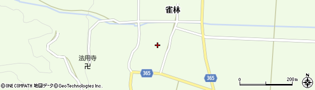 福島県会津美里町（大沼郡）雀林（二番山下）周辺の地図