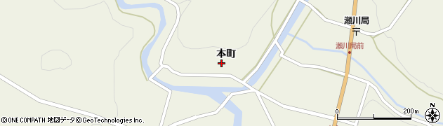福島県田村市船引町大倉（本町）周辺の地図