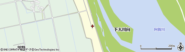 福島県会津若松市北会津町三本松（下大川向）周辺の地図