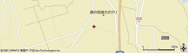 福島県三島町（大沼郡）西方（上原）周辺の地図