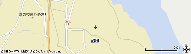 福島県三島町（大沼郡）西方（沼田下）周辺の地図