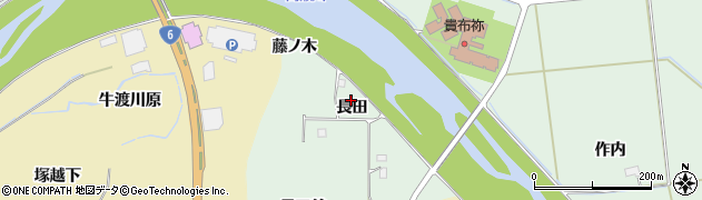 福島県双葉郡浪江町幾世橋長田周辺の地図