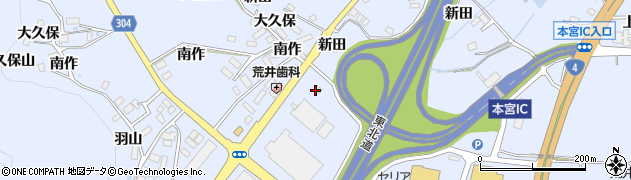 株式会社伊藤食品　本宮工場周辺の地図