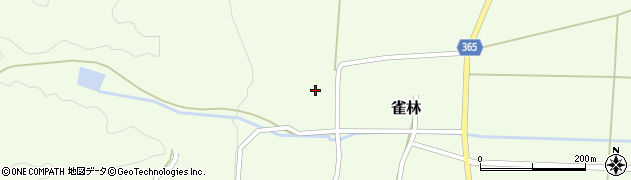 福島県会津美里町（大沼郡）雀林（滝元）周辺の地図