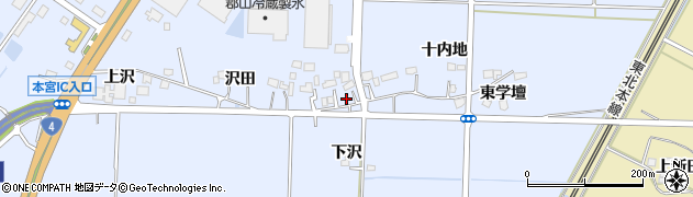 福島県本宮市荒井沢田29周辺の地図
