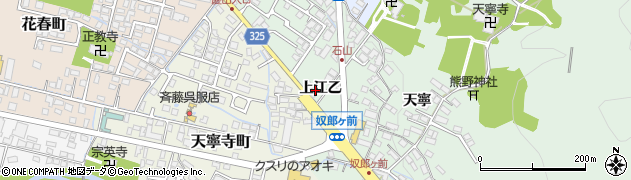 福島県会津若松市東山町大字石山（上江乙）周辺の地図