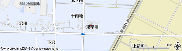 福島県本宮市荒井（東学壇）周辺の地図
