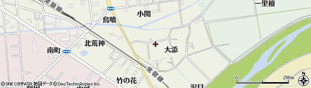 福島県浪江町（双葉郡）牛渡（大添）周辺の地図