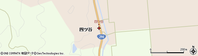 福島県会津若松市湊町大字赤井（四ツ谷）周辺の地図
