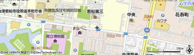 会津薬剤師会周辺の地図