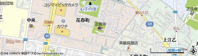 正教寺周辺の地図