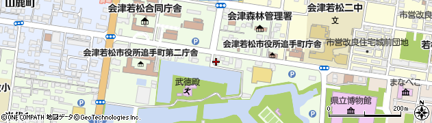会津葵　本店周辺の地図