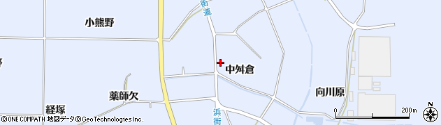 福島県浪江町（双葉郡）棚塩（中舛倉）周辺の地図