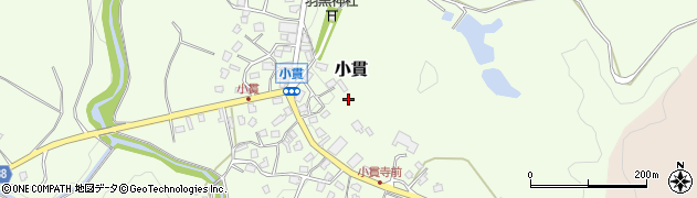 新潟県長岡市小貫周辺の地図