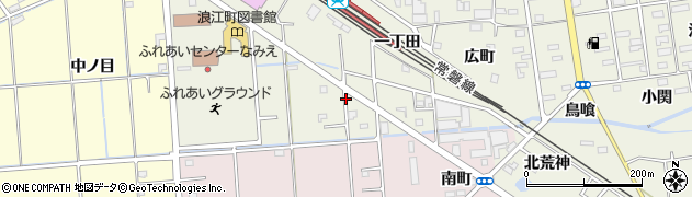福島民友新聞社浪江支局周辺の地図