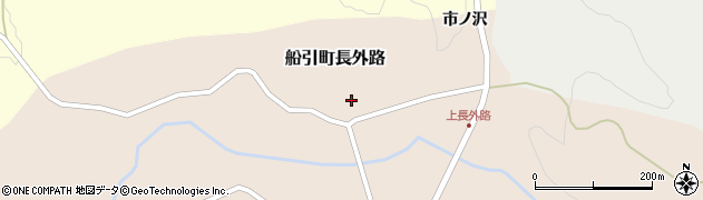 福島県田村市船引町長外路（日向）周辺の地図