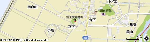 福島県本宮市仁井田宮下40周辺の地図