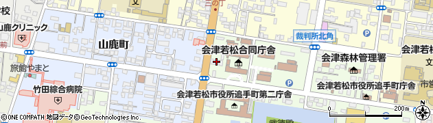会津温古堂　はり灸・指圧院周辺の地図