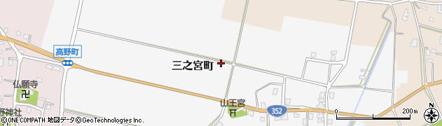新潟県長岡市三之宮町周辺の地図