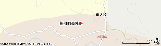 福島県田村市船引町長外路周辺の地図