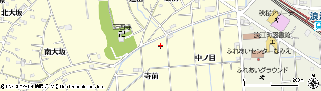 福島県双葉郡浪江町川添寺前周辺の地図