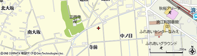 福島県浪江町（双葉郡）川添（寺前）周辺の地図