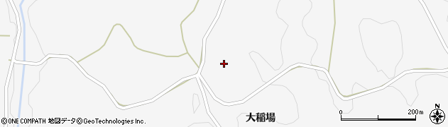 福島県三春町（田村郡）実沢（大稲場）周辺の地図