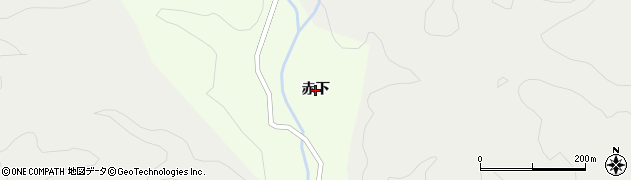 福島県浪江町（双葉郡）小丸（赤下）周辺の地図
