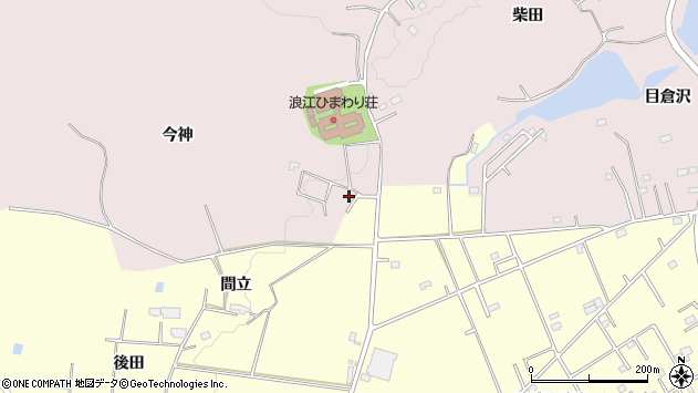 〒979-1536 福島県双葉郡浪江町加倉の地図