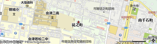 東北電力株式会社　徒之町寮周辺の地図