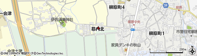 福島県会津若松市神指町大字南四合（幕内北）周辺の地図