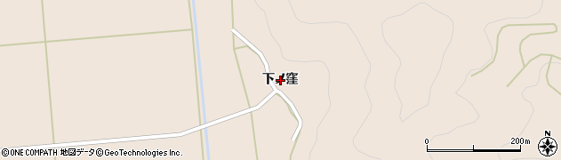 福島県会津若松市湊町大字赤井（下ノ窪）周辺の地図