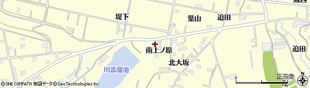 福島県浪江町（双葉郡）川添（堤下）周辺の地図