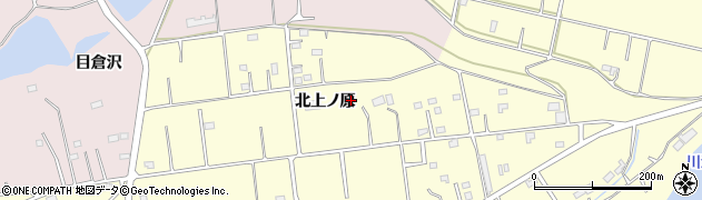 福島県浪江町（双葉郡）川添（北上ノ原）周辺の地図