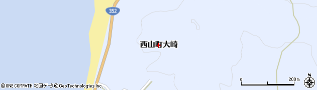 新潟県柏崎市西山町大崎周辺の地図