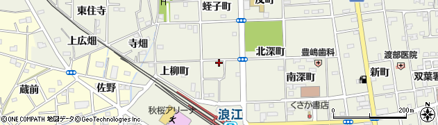 福島県浪江町（双葉郡）権現堂（下柳町）周辺の地図