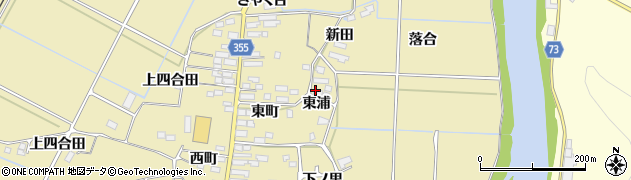 福島県本宮市仁井田（東浦）周辺の地図