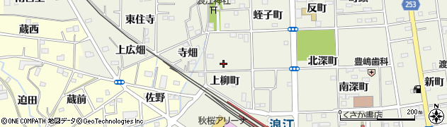 福島県浪江町（双葉郡）権現堂（上柳町）周辺の地図