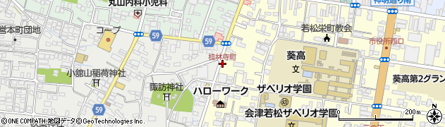 桂林寺町周辺の地図