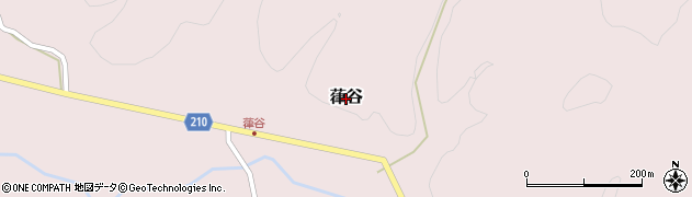 新潟県長岡市葎谷周辺の地図