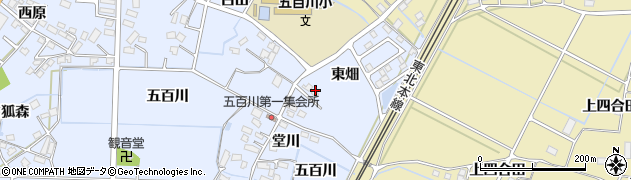 福島県本宮市荒井（東畑）周辺の地図