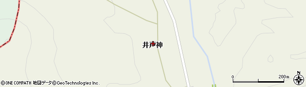 福島県本宮市岩根（井戸神）周辺の地図