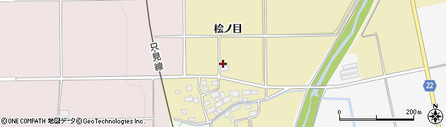 福島県会津美里町（大沼郡）鶴野辺（観音免甲）周辺の地図