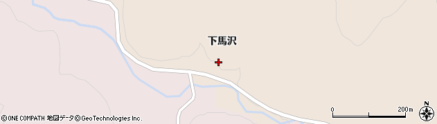 福島県田村市船引町横道（下馬沢）周辺の地図