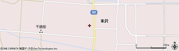 福島県会津美里町（大沼郡）米田（村西乙）周辺の地図