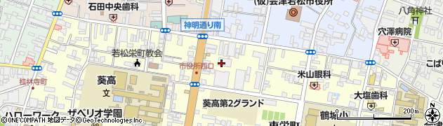 東北送配電サービス株式会社　会津若松営業所周辺の地図