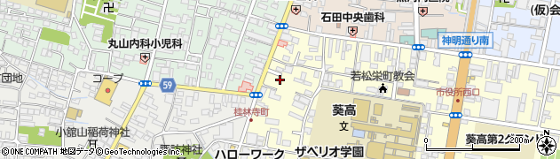 西栄町公園周辺の地図
