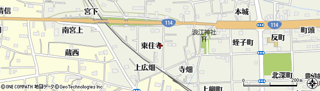 福島県双葉郡浪江町権現堂東住寺周辺の地図